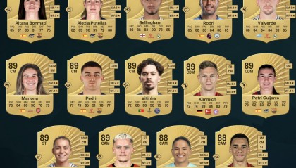 FC26中场前14：贝林&amp;amp;罗德里并列男足第一，维尔茨、82在列